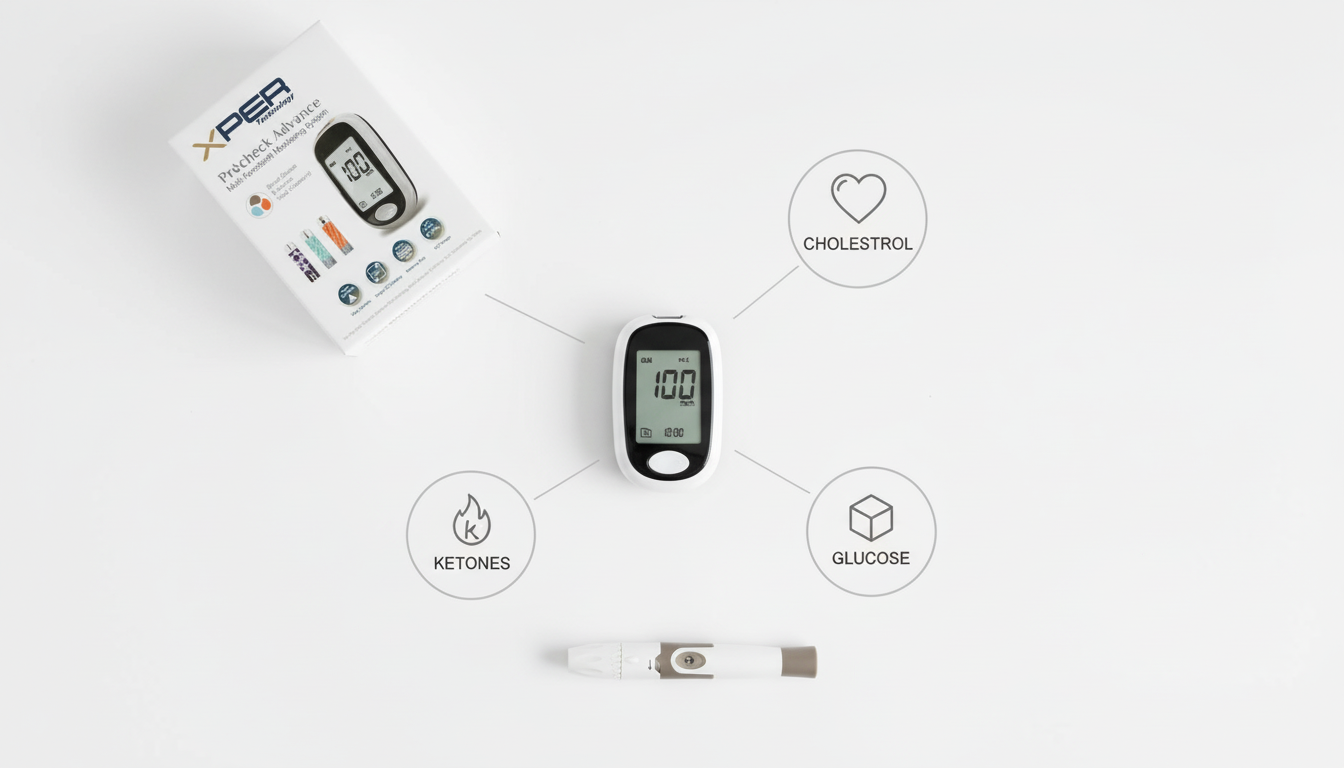 XPER Blood Ketone Test Strips – 10 Count (For XPER 3-in-1 Meter)