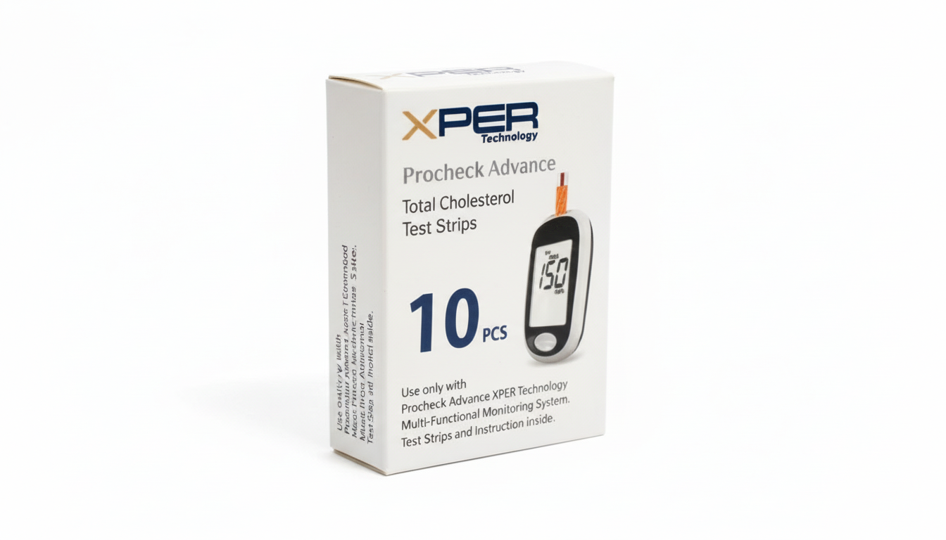 XPER 3-in-1 Metabolic Health Starter Kit – Monitor + 70 Test Strips (Glucose, Ketone, Cholesterol)