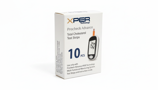 XPER Blood Ketone Test Strips – 10 Count (For XPER 3-in-1 Meter)