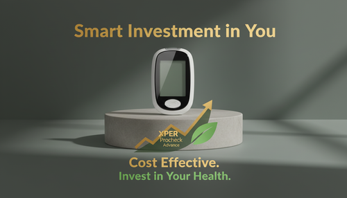 XPER Blood Glucose Test Strips – 50 Count (For XPER 3-in-1 Meter)